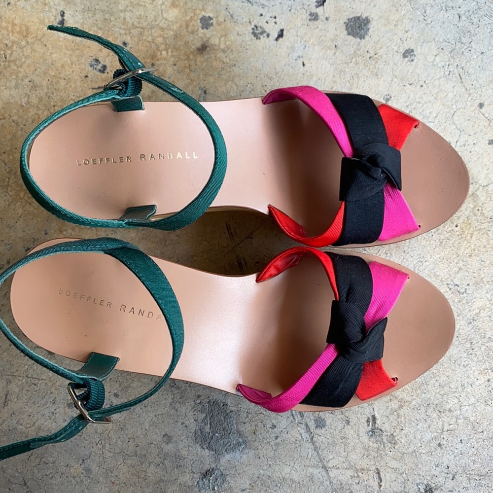 Designer Loefflee Randall platform heels size 7